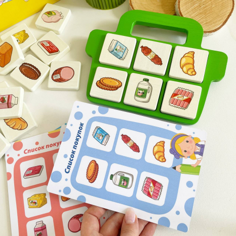 Детская развивающая игра  Супермаркет Logosvit