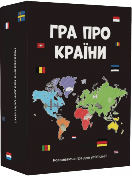 Карткова гра "Про країни" MemoGames