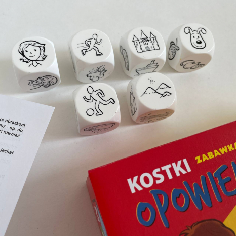 Дидактична розвиваюча гра "Кубики історії" Розповім тобі мама