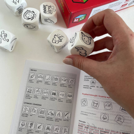 Дидактична розвиваюча гра "Кубики історії" Розповім тобі мама