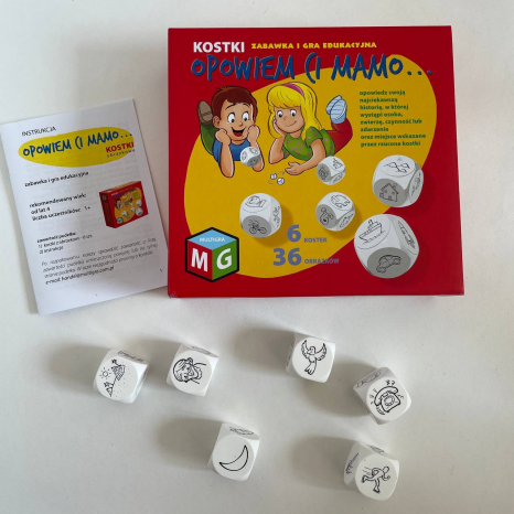 Дидактична розвиваюча гра "Кубики історії" Розповім тобі мама