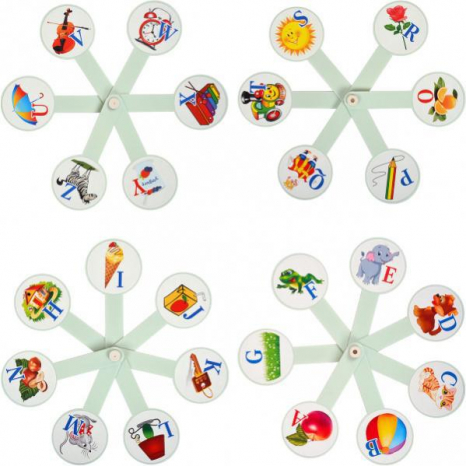 Віяло літер: англійський алфавіт з картинками (Козлов)