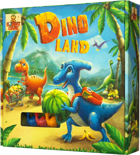 Детская настольная игра - квест Dino land Дино Ленд Bombat game 4820172800224