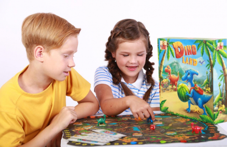 Детская настольная игра - квест Dino land Дино Ленд Bombat game 4820172800224