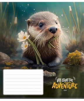 Учебная тетрадь 12 листов линия Школярик 3291 ВД-лак (цена за 1 шт)