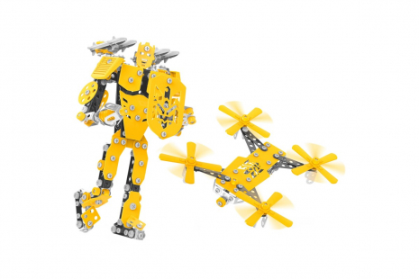 Конструктор металевий ROBOT DRONE 2 в 1  570 деталей 0136 Технок