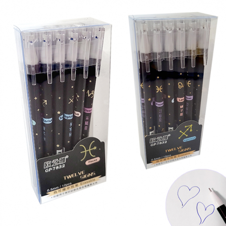 Ручка гелева, пиши-стирай, 0,5мм, синя, GP7832, 111-43 (ціна за 1 штуку)