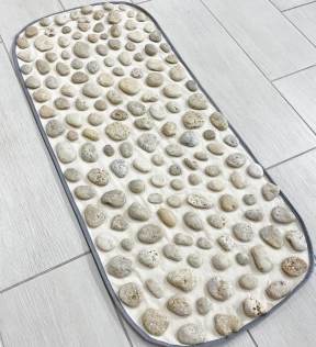 Коврик массажный "Натуральная галька" 60х40см