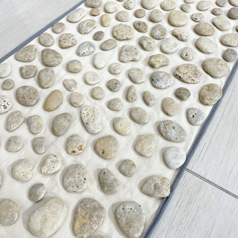 Коврик массажный "Натуральная галька" 60х40см