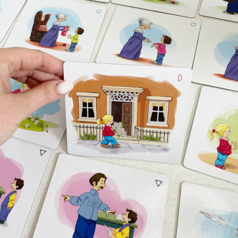 Дидактича гра на складання історій Розповім тобі мамо 2частина, 0380