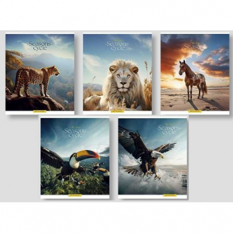 Учебная тетрадь 48 листов линия Школярик 3403 УФ-лак (цена за 1 штуку)