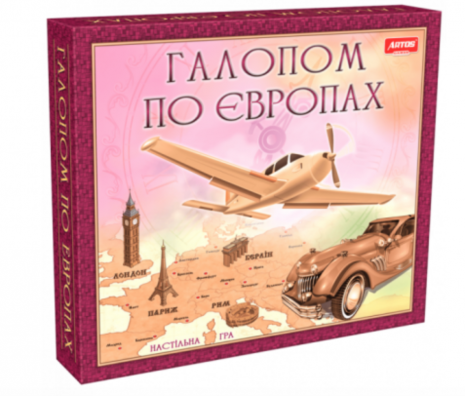 Настільна гра "Галопом по Європах" 0840 Artos games