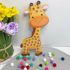 Пухнастий рахунок Жирафа 1-30