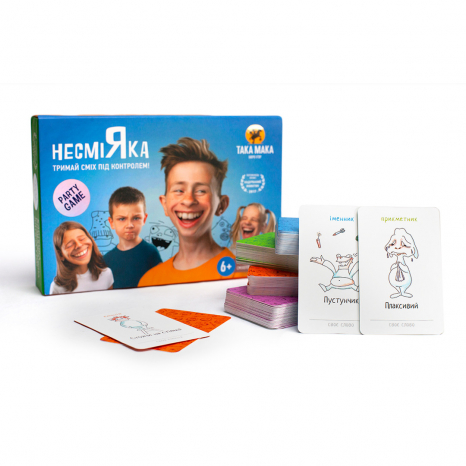 Настольная игра "НесмеЯка 6+" от Така Мака. 10001-UA