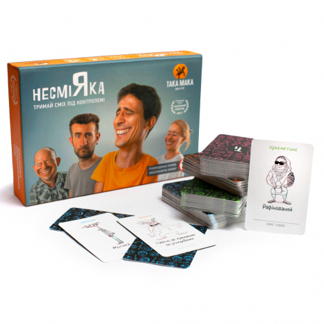 Настільна гра "НесміЯка 18+" від Така Мака. 10002-UA