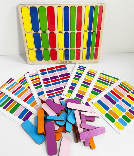 Игра Дидактические палочки третий уровень Познавалка Poznavalka