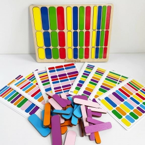 Гра Дидактичні палички третій рівень Познавалка Poznavalka