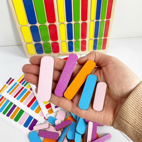 Игра Дидактические палочки третий уровень Познавалка Poznavalka