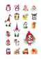 Новогодние наклейки Christmas Sticker book. Ёлочка