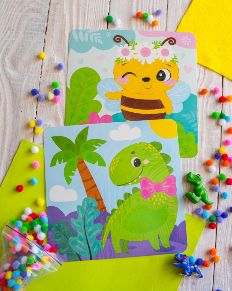 Великий набір для творчості. Pompon Art. Дракончик 10100693У