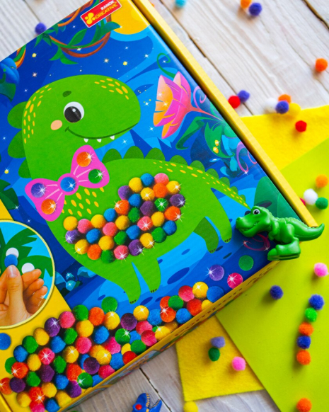 Великий набір для творчості. Pompon Art. Дракончик 10100693У