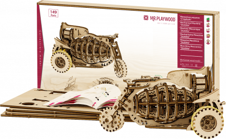 Дерев'яний конструктор Механічна машина Старбайк Mr. Playwood 10104