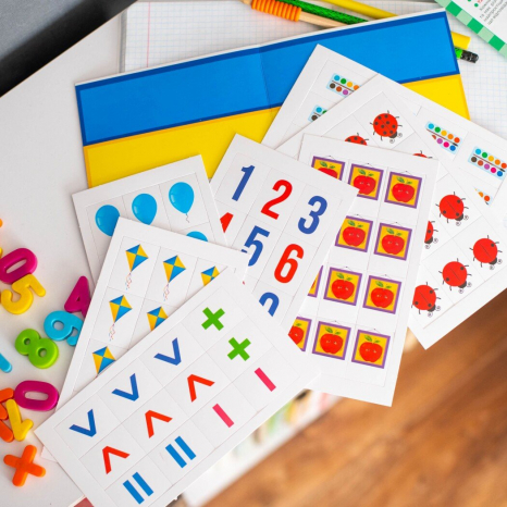 Роздавальний матеріал з математики. Ранок