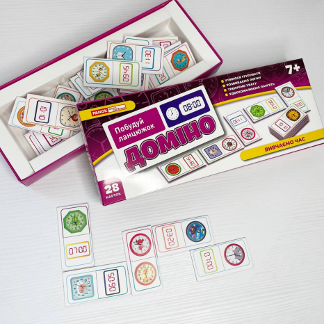 Доміно Вивчаємо час Ранок 10120209У