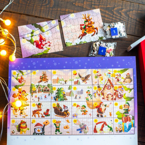 Адвент-календарь. Пазлы 10152076У