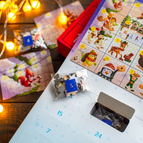 Адвент-календарь. Пазлы 10152076У