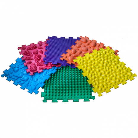 Коврик массажный Ортек Мега Микс Пазлы 14 элементов