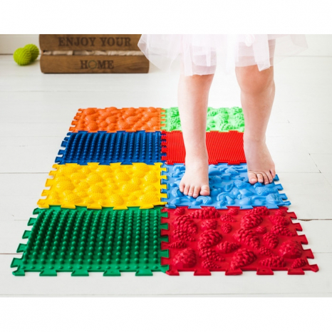 Коврик массажный Ортек Мега Микс Пазлы 14 элементов