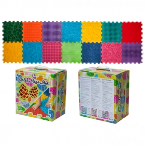 Коврик массажный Ортек Мега Микс Пазлы 14 элементов