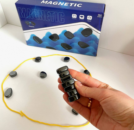 Настільна гра Магнітна арена, мотузка з магнітами, кластер, магнітне поле MAGNETIC 8889