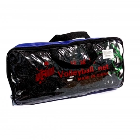 Сітка волейбольна з металевим тросом для гри на вулиці та в залі 9.5х1 м