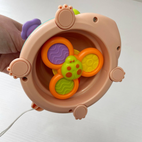 Логический ежик с прорезывателями, погремушками, спинером, эластичные ножки, YL 1022-29 A