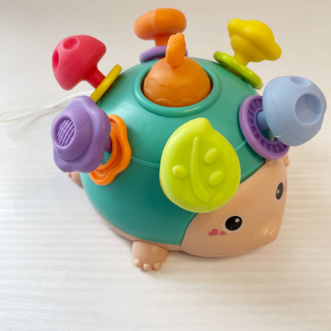 Логический ежик с прорезывателями, погремушками, спинером, эластичные ножки, YL 1022-29 A