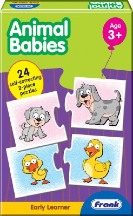 Навчальний картонний пазл Діти тварин  / Animal babies 10305 Frank