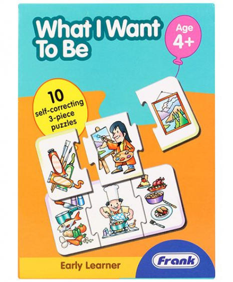 Навчальний картонний пазл Ким я хочу стати / What I want to be Frank 10341