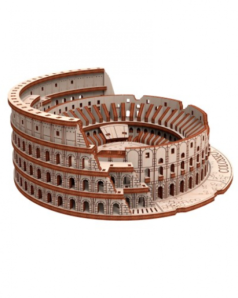 Конструктор механічний дерев'яний Колізей у Стародавньому Римі  3D