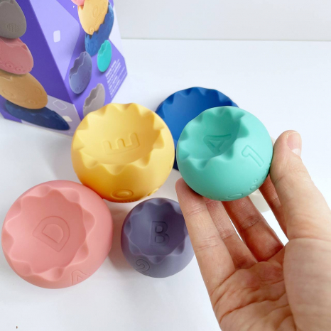 Сенсорна (тактильна) гумова пірамідка балансир 1049