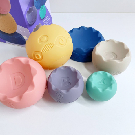 Сенсорна (тактильна) гумова пірамідка балансир 1049