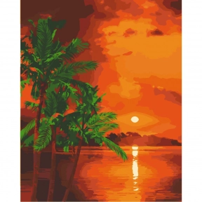 Картина по номерам "Вечер на Бали" Art Craft. 10571-AC