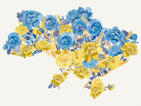 Картина за номерами "Квітуча Україна" Art Craft. 10596-NN