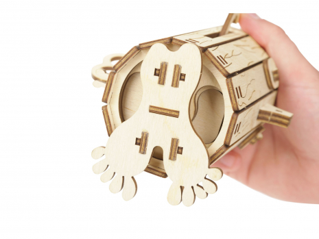 Дерев'яний механічний констркутор Скарбничка "Лісовичок" Mr. Playwood 10605