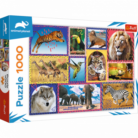 Пазлы "Дикая природа" (1000 дет.) 10673 Trefl