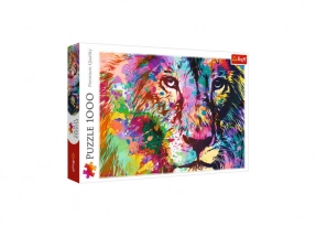 Пазлы "Живописный лев" (1000 дет) 10707 Trefl