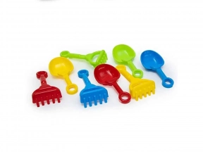 Пісочний набір "Лілія" №5 (лопатка і граблі) 1074 Colorplast