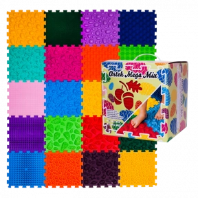 Массажный коврик Мега Микс Пазлы 20 элементов 11025 Ортек
