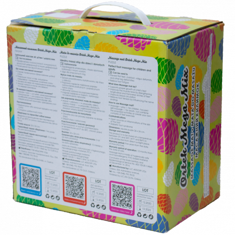 Массажный коврик Мега Микс Пазлы 20 элементов 11025 Ортек